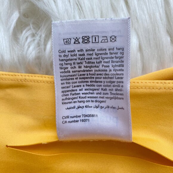 Girlfriend Collective Yellow Golden Glow Compressive High Waist Leggings - Picture 7 of 8